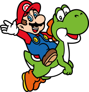 Super Mario and Yoshi Vector 8