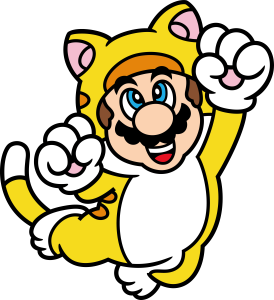 Super Mario Cat Vector