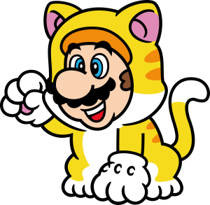 Super Mario Cat Vector 2