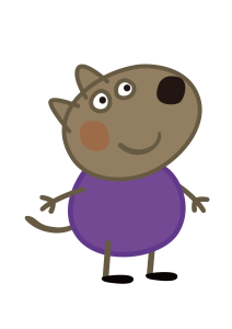 Peppa Pig Danny Dog Logo