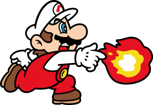 Super Mario Fire Vector 2