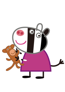 Peppa Pig Zoë Zebra Nick Logo