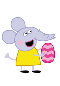 Peppa Pig Emily Elephant Egg Logo