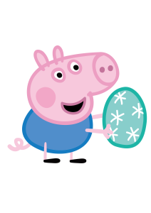 Peppa Pig George Egg Logo