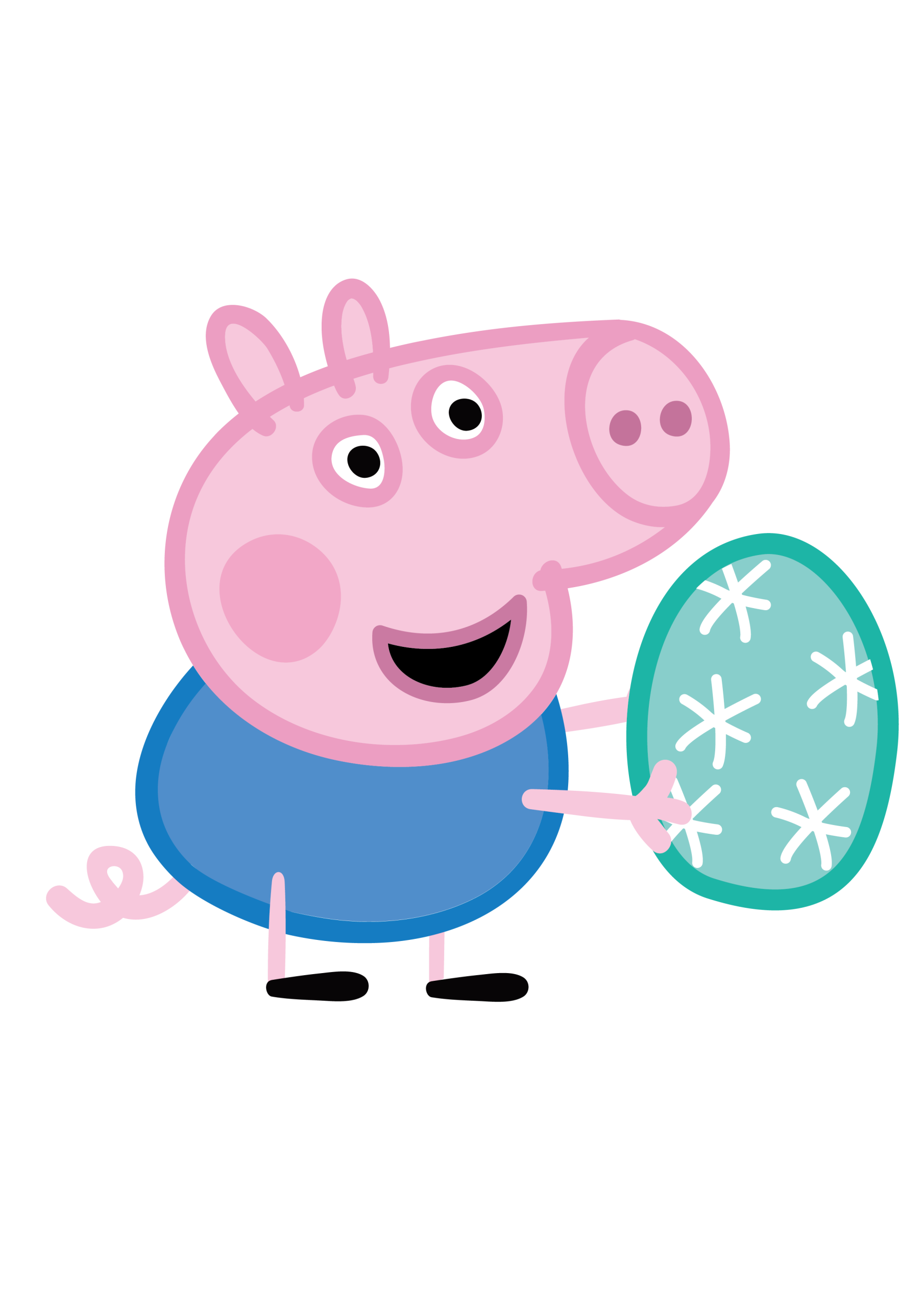 Peppa Pig George Egg Logo Peppa Pig George Egg Logo