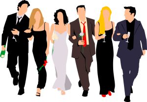 Friends Amercian Sitcom Vector
