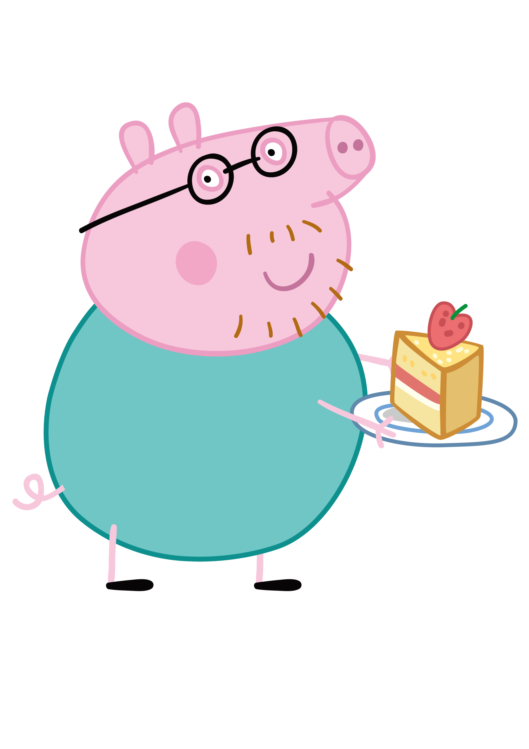 Peppa Pig Daddy Cake Logo 4 Peppa Pig Daddy Cake Logo 4