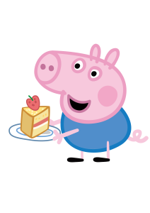 Peppa Pig Daddy Cake Logo 5