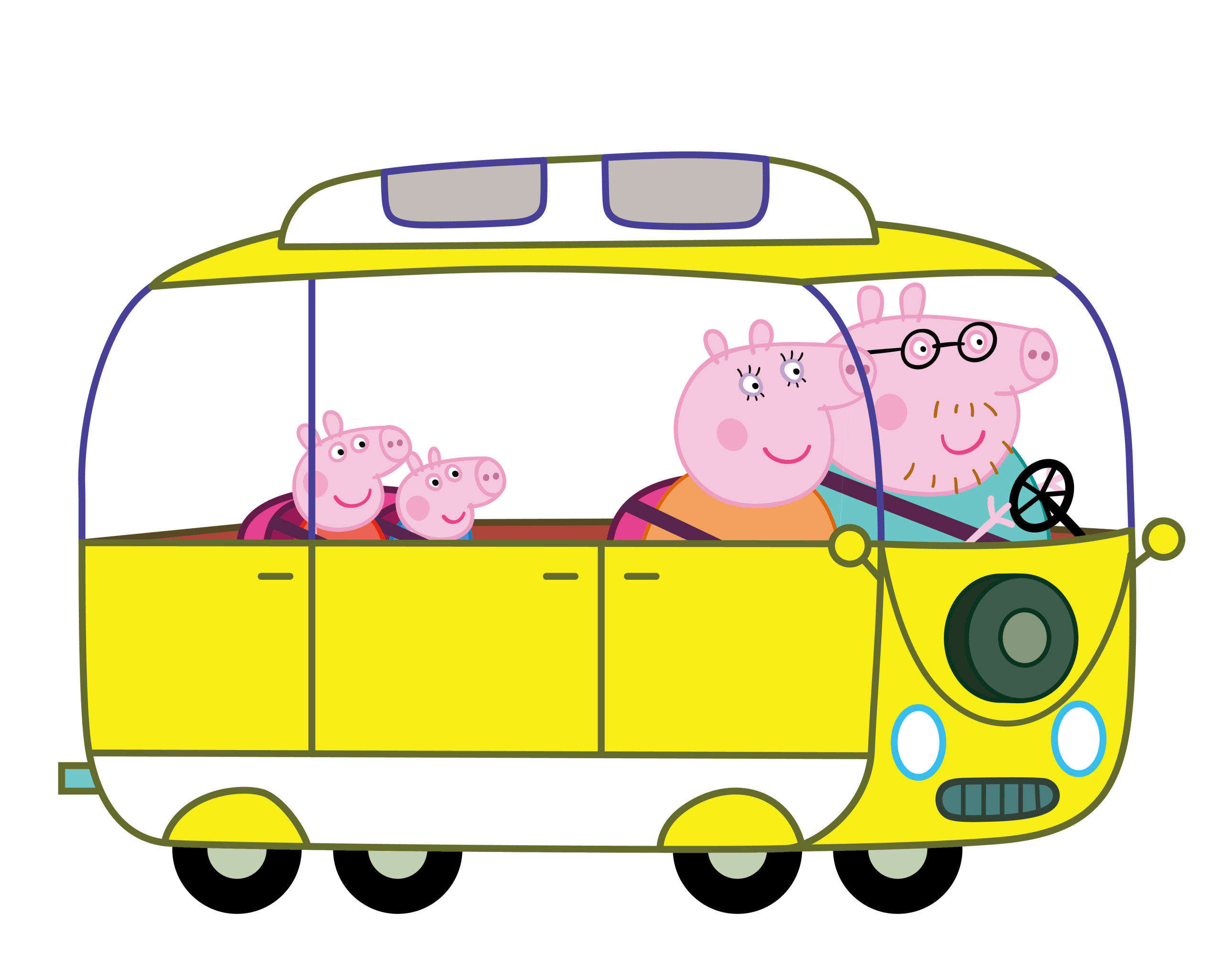 Peppa Pigs Grandpa Bus Logo Peppa Pigs Grandpa Bus Logo