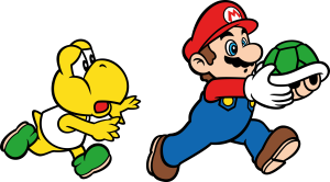 Super Mario and Koopa Vector