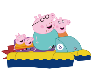 Peppa Pigs Grandpa ship Logo