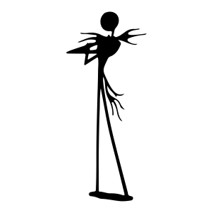 The Nightmare Christmas Jack Skellington Template 7