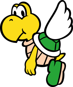 Super Mario Koopa Paratroopa Vector 3