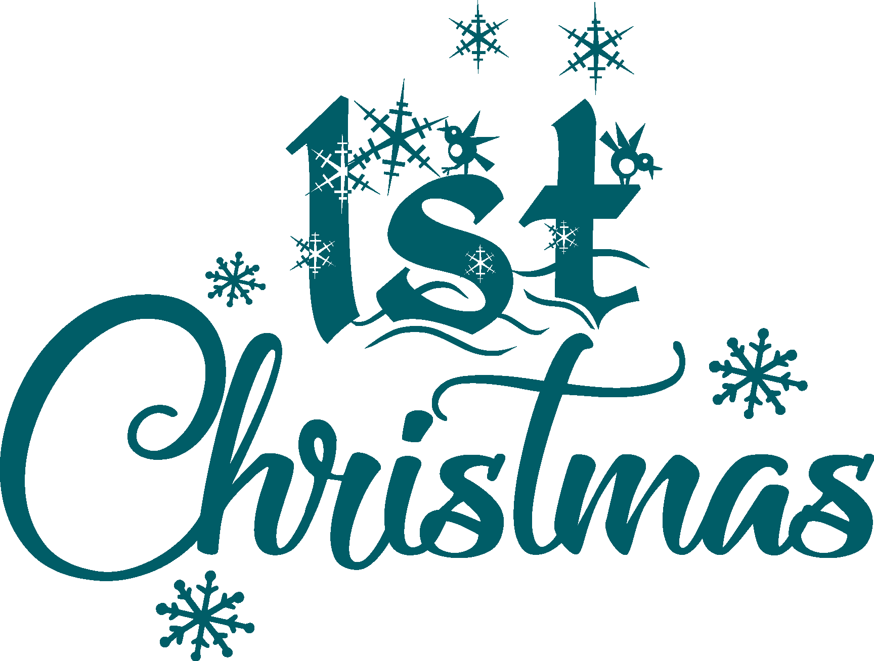 1st Christmas Vector 1st Christmas Vector