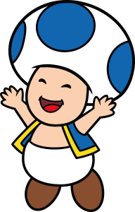 Super Mario Toad Vector 5