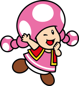 Super Mario Toad Vector 6