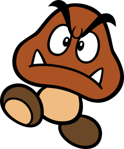 Super Mario Goomba Vector 4