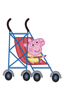 Peppa Pig Stroller Or Pram Logo