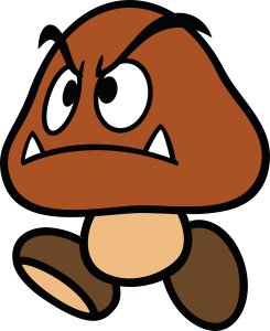 Super Mario Goomba Vector 6