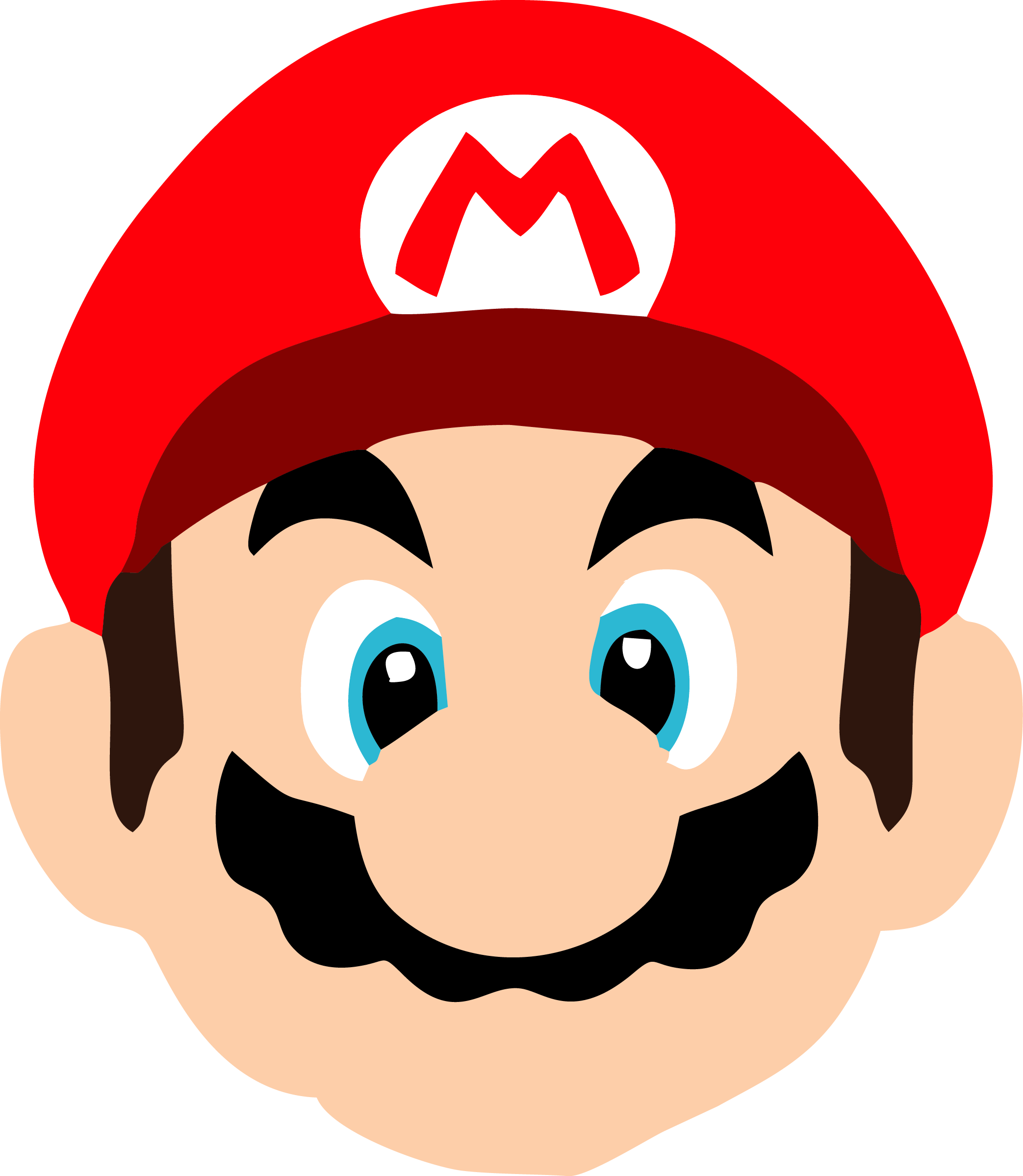 Super Mario Face Vector 2 Super Mario Face Vector 2