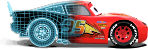 Cars Lightning McQueen 95 Vector
