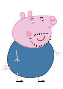 Peppa Pig Daddy Logo