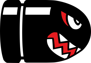 Super Mario Banzai Bill Vector