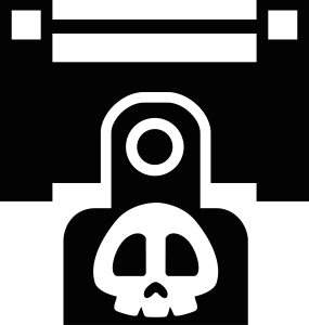 Super Mario Skull and Crossbones Vector