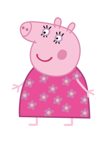 Peppa Pig Mummy Happy Logo