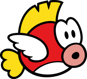 Super Mario Cheep-Cheep Vector