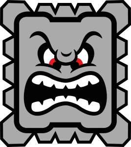 Super Mario Thwomp Vector