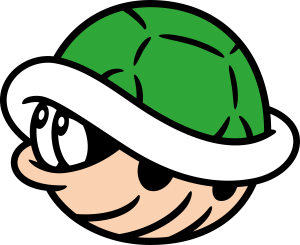 Super Mario Green Shell Vector 3