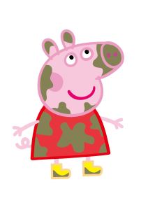 Peppa Pig Baby Muddy Girl Logo