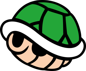 Super Mario Green Shell Vector 4