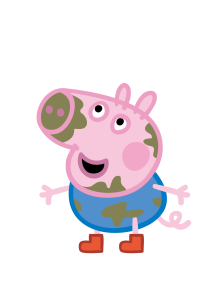 Peppa Pig Baby Muddy Logo