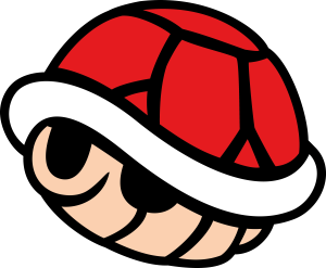 Super Mario Red Shell Vector 2