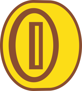 Super Mario Coin Vector 2
