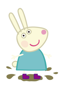 Peppa Pig Rebecca Rabbit Logo