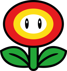 Super Mario Fire Flower Vector 2