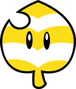 Super Mario Invincibility Leaf Vector