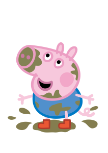 Peppa Pig George Muddy Logo