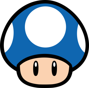 Super Mario Mini Mushroom Vector