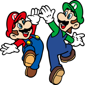 Super Mario and Luigi Vector