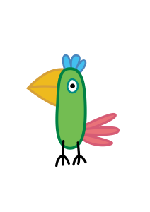 Peppa Pig Polly Parrot Logo