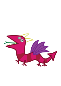 Peppa Pig Dragon Logo