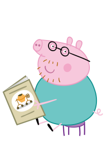 Peppa Pig Daddy Pig Vector 2