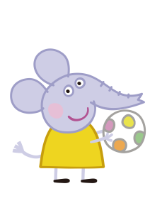 Peppa Pig Emily Elephant Vector