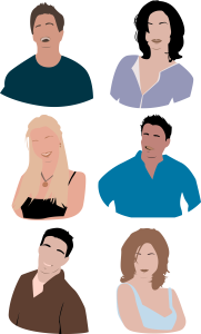 3   Friends Abstract