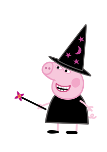 Peppa Pig Halloween Vector