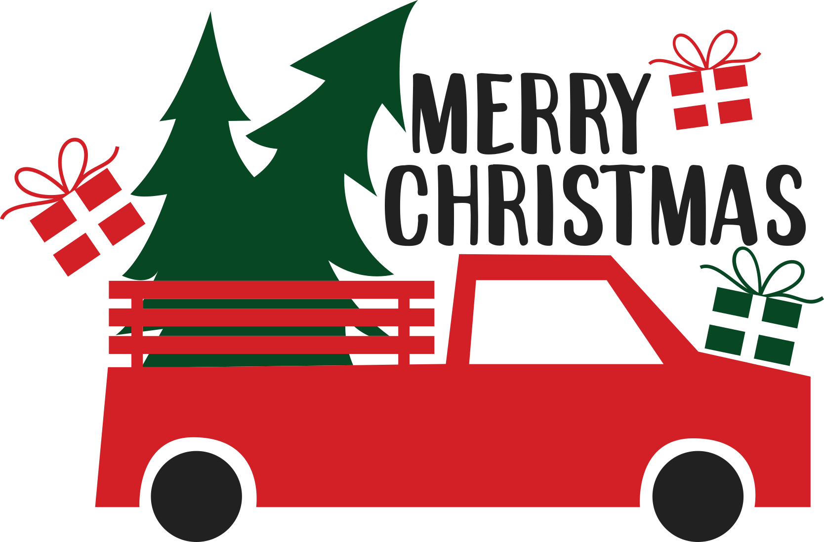 Merry Christmas Car Vector 4 Merry Christmas Car Vector 4
